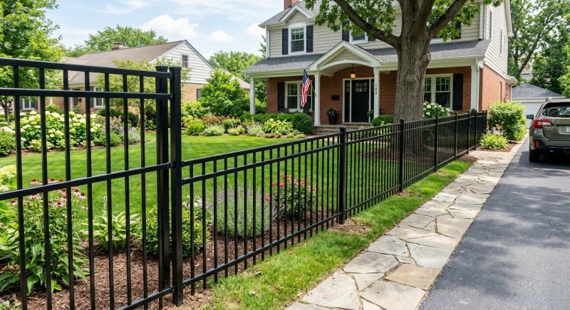 Aluminum Fence Installation in Grand Rapids, MI