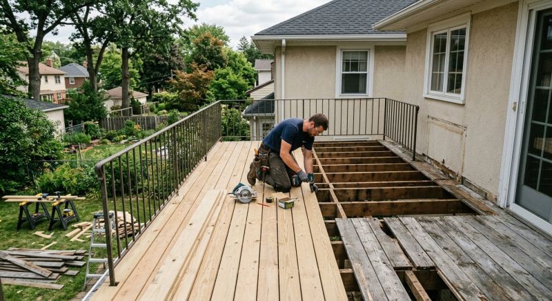 Deck Floor Repair in Redmond, WA