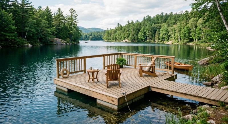 Floating Deck Installation in Stamford, CT