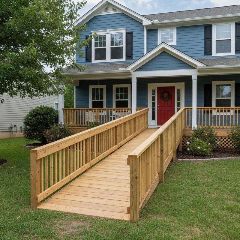 Handicap Ramp Installation in Conroe, TX