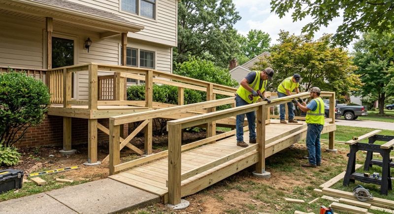 Handicap Ramp Installation in Kansas City, KS