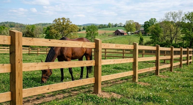 Horse Fence Replacement in Sacramento, CA
