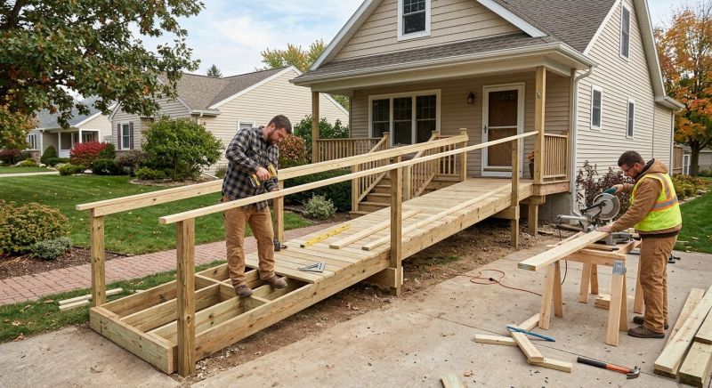 Stair Ramp Construction in Kansas City, KS