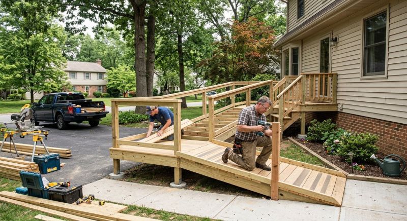 Stair Ramp Construction in Kansas City, KS