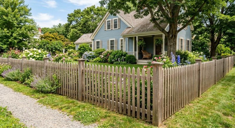 Wood Picket Fence Installation in Roseville, CA