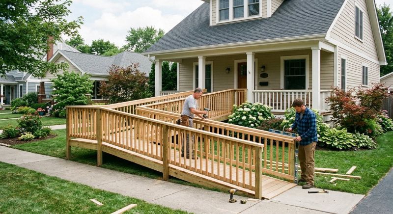 Wood Ramp Construction in Kansas City, KS