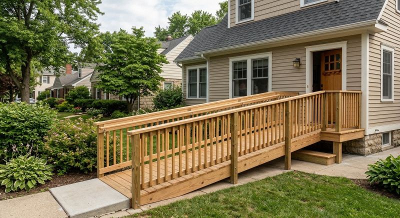Wood Ramp Construction in Kansas City, KS